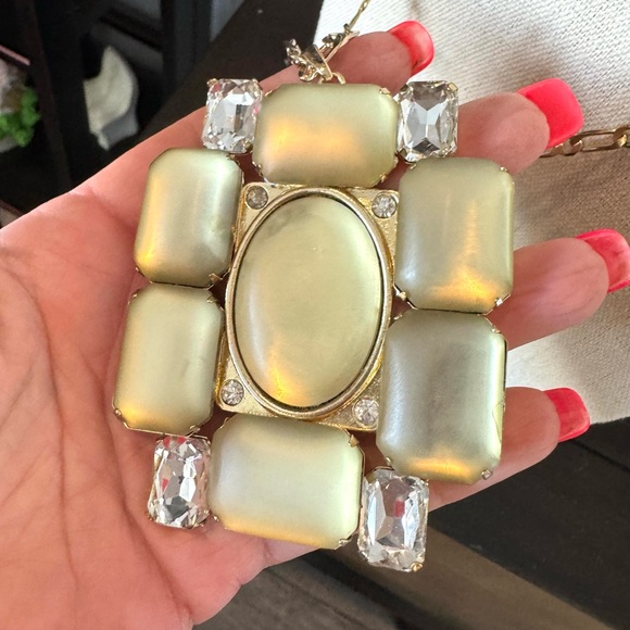 Chico's Gold-Tone 70s Style Geometric Pendant Necklace - Picture 8 of 8